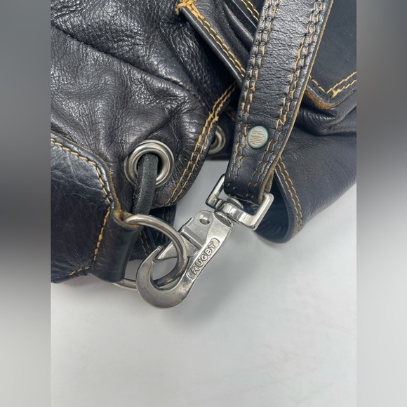 RUGBY CANADA Pebbled Leather Convertible Backpack - Picture 3 of 10